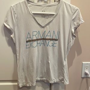 Armani Exchange white top